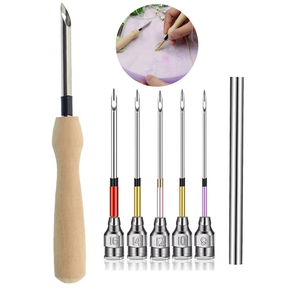 Punch Needle Handle - 1 комплект, набор инструментов для вышивки