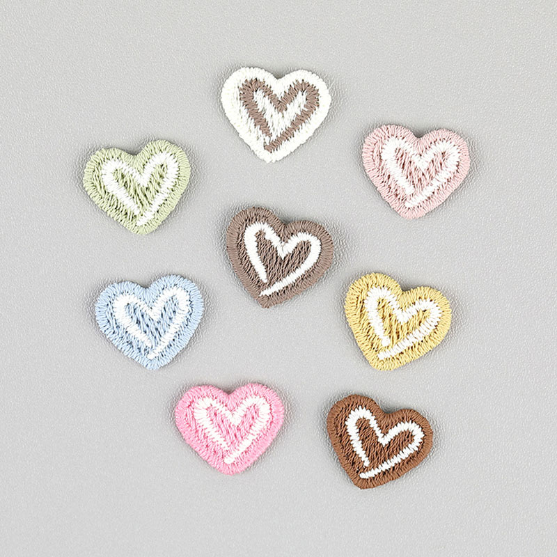 Embroidery On Socks - 20 шт. вышитых аппликаций в форме