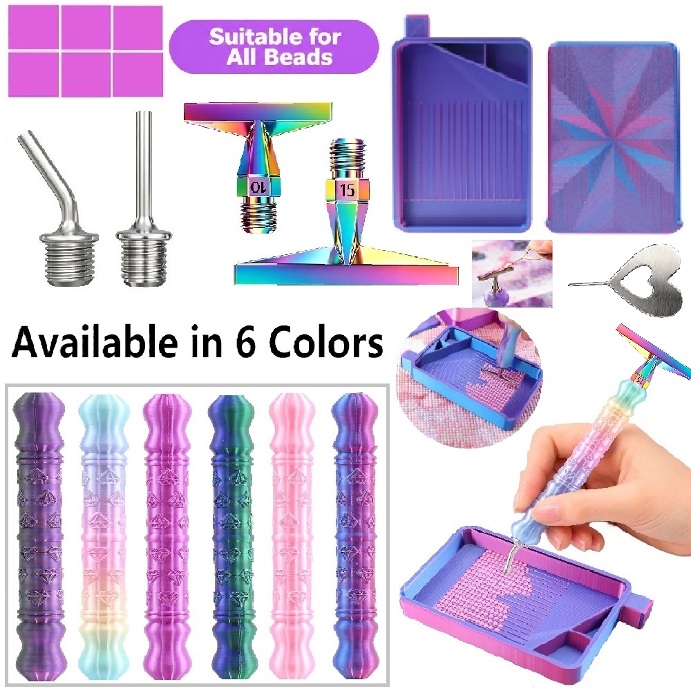 Embroidery Needle Pen - Набор аксессуаров для ручки-доттера с 3D-алмазным