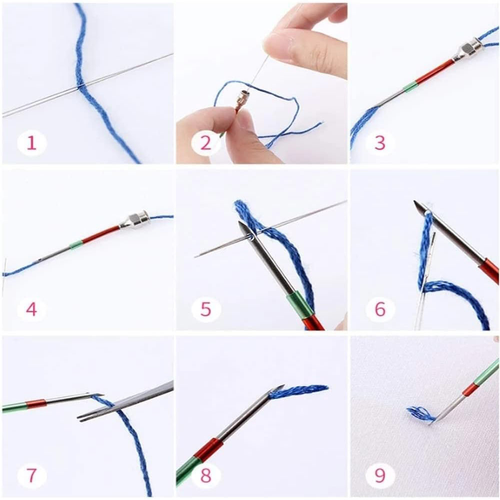 1 комплект, набор инструментов – обзор и цена Punch Needle Handle