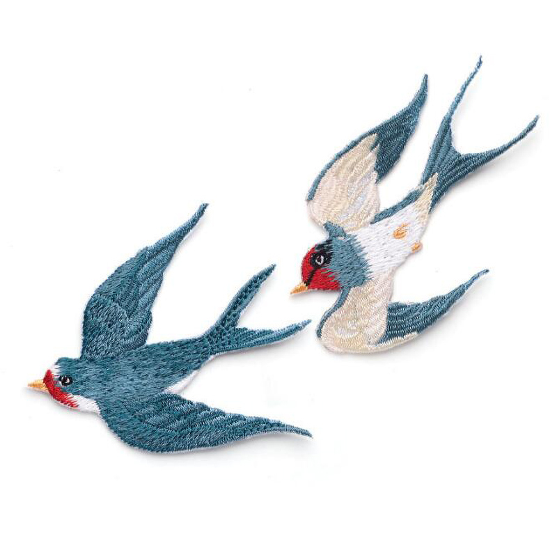 Phenix Birds Azure Синий Розов – обзор и цена Embroidery Letter M