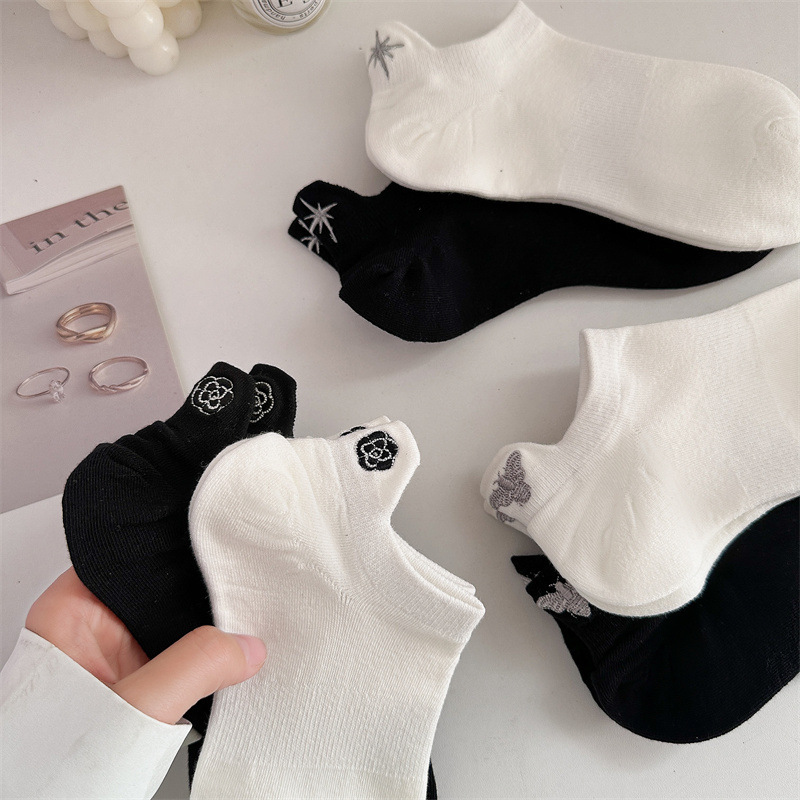 6-парные роскошные брендовые ж – обзор и цена Embroidery On Socks