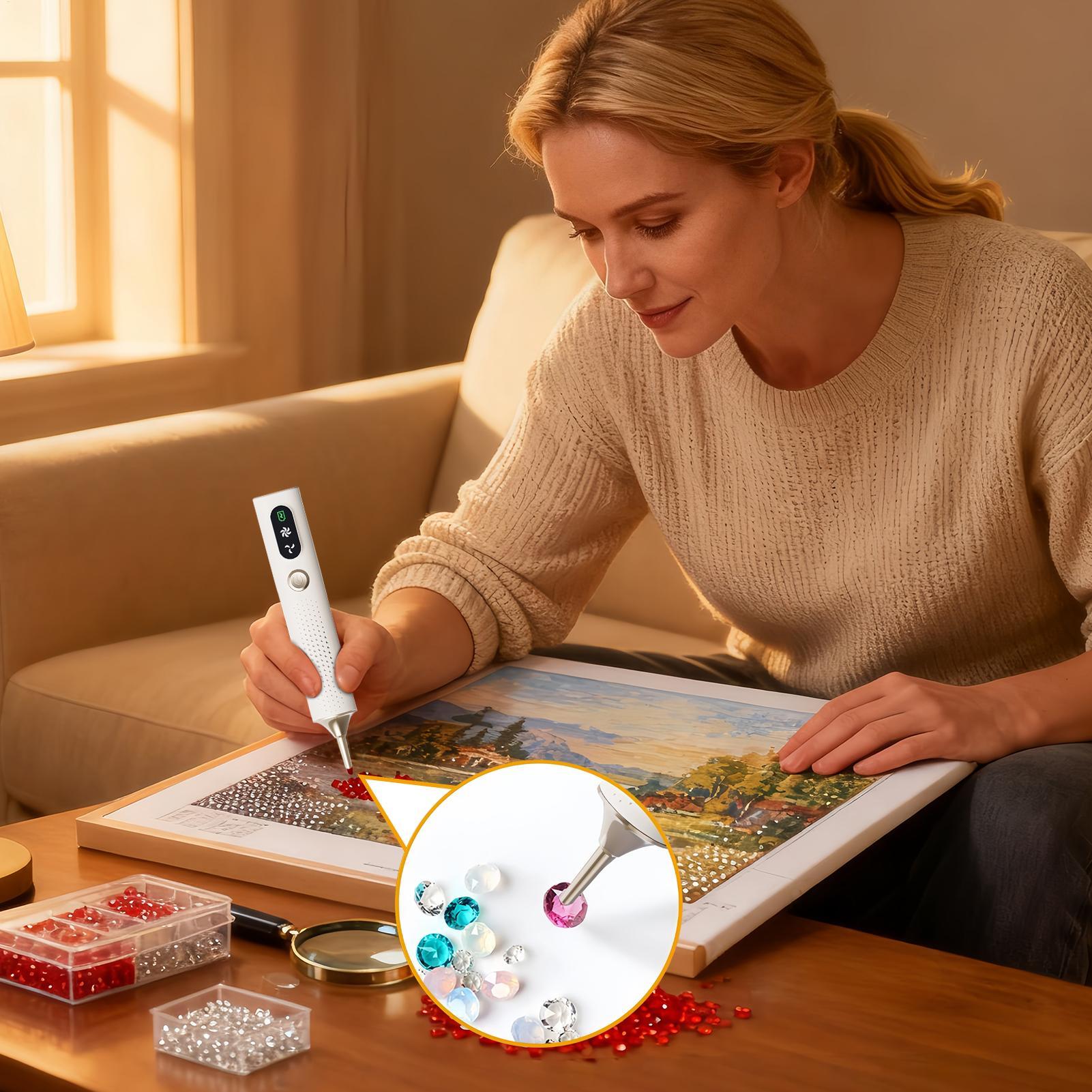 Беспроводная ручка для алмазно – обзор и цена Embroidery Needle Pen