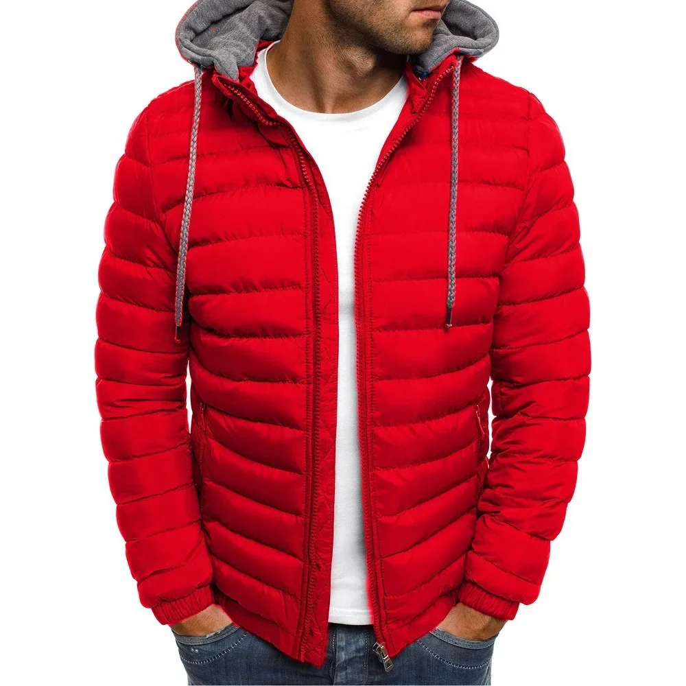 Мужская хлопковая парка 2026 г – обзор и цена Embroidery Zip Up Hoodie