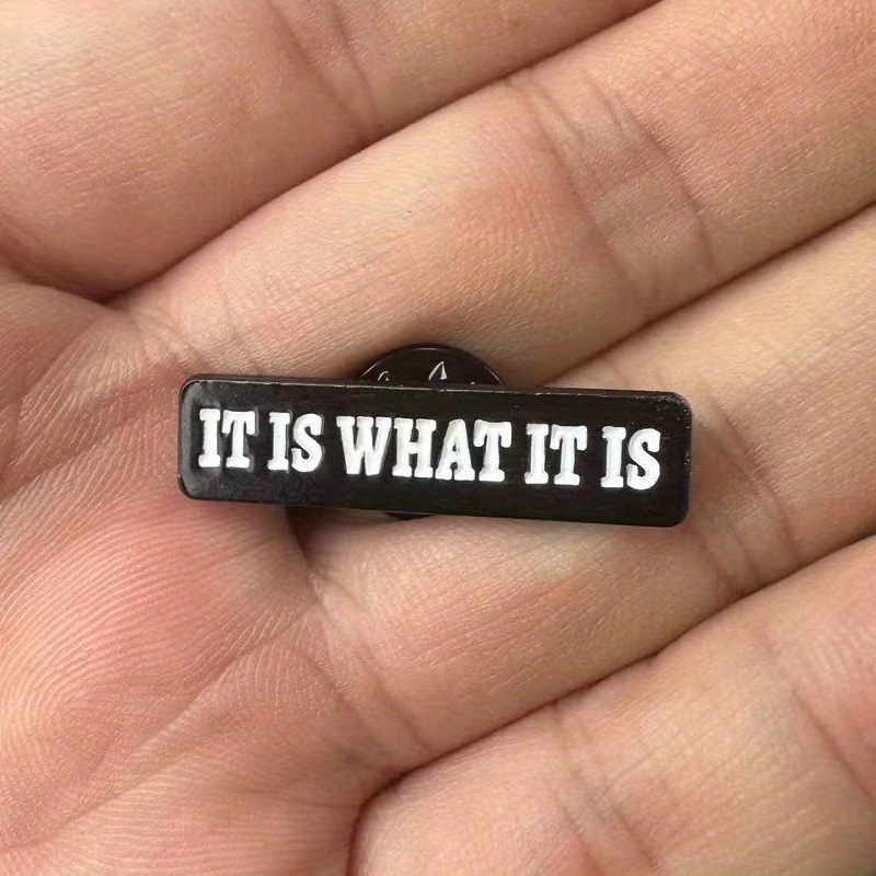 Брошь с надписью «It Is What I – обзор и цена Embroidery Letter M