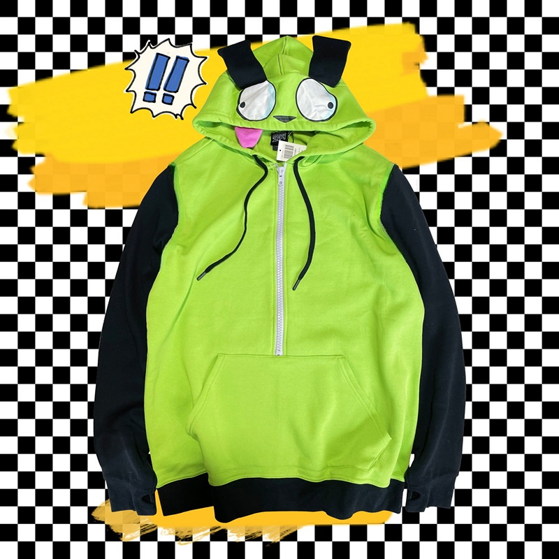 Аниме Invader Косплей Костюм П – обзор и цена Embroidery Zip Up Hoodie