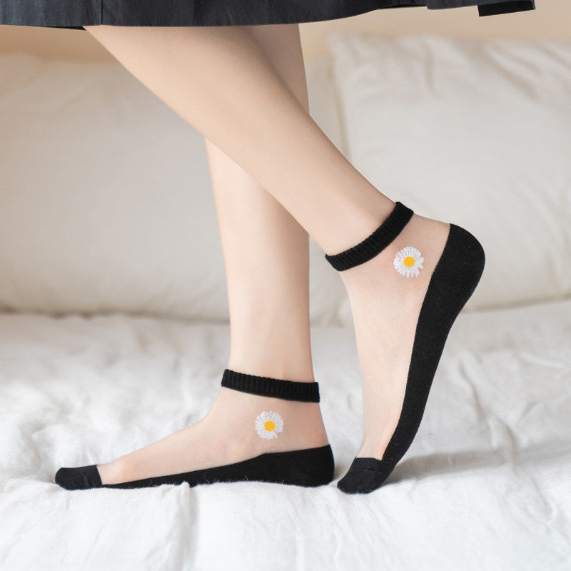 5 пар/лот, женские носки в кор – обзор и цена Embroidery On Socks