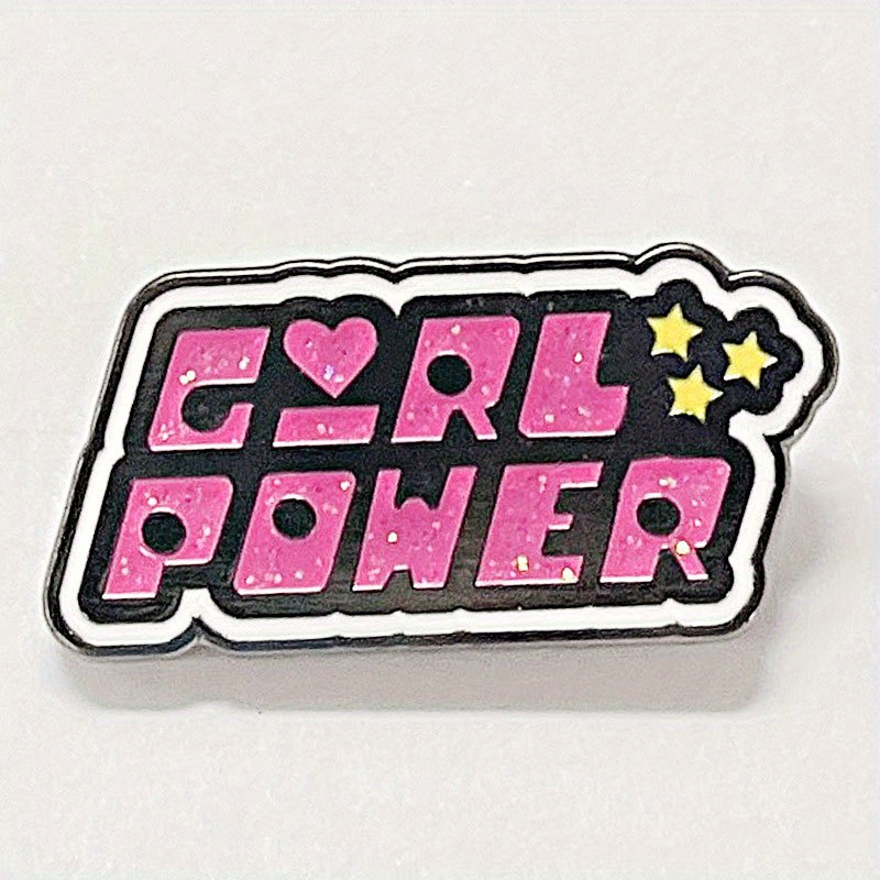 Розовый значок «GIRL POWER» из – обзор и цена Embroidery Letter M