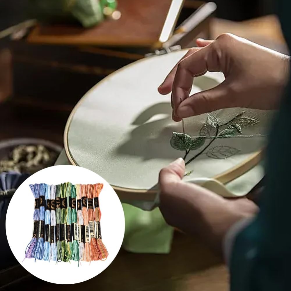 12 мотков, 105 ярдов, разноцве – обзор и цена Embroidery Stitches