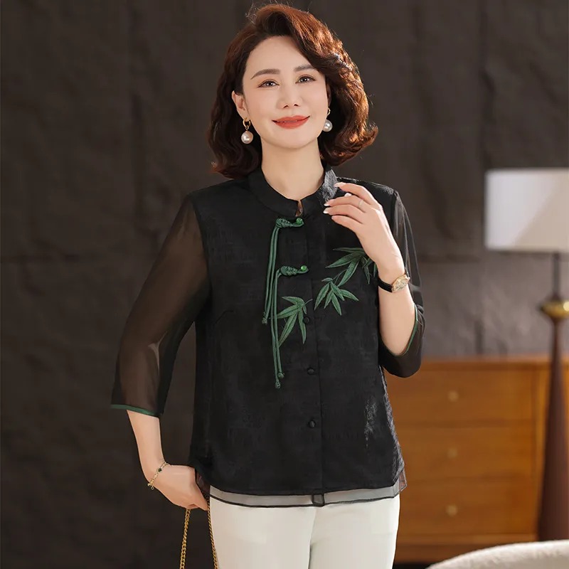 Женская кремово-белая блузка в – обзор и цена Embroidery Cream