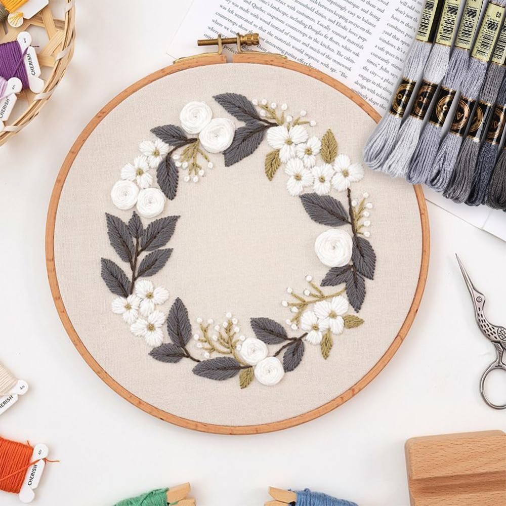 8 шпалин, 70 ярдов, серые брас – обзор и цена Embroidery Stitches