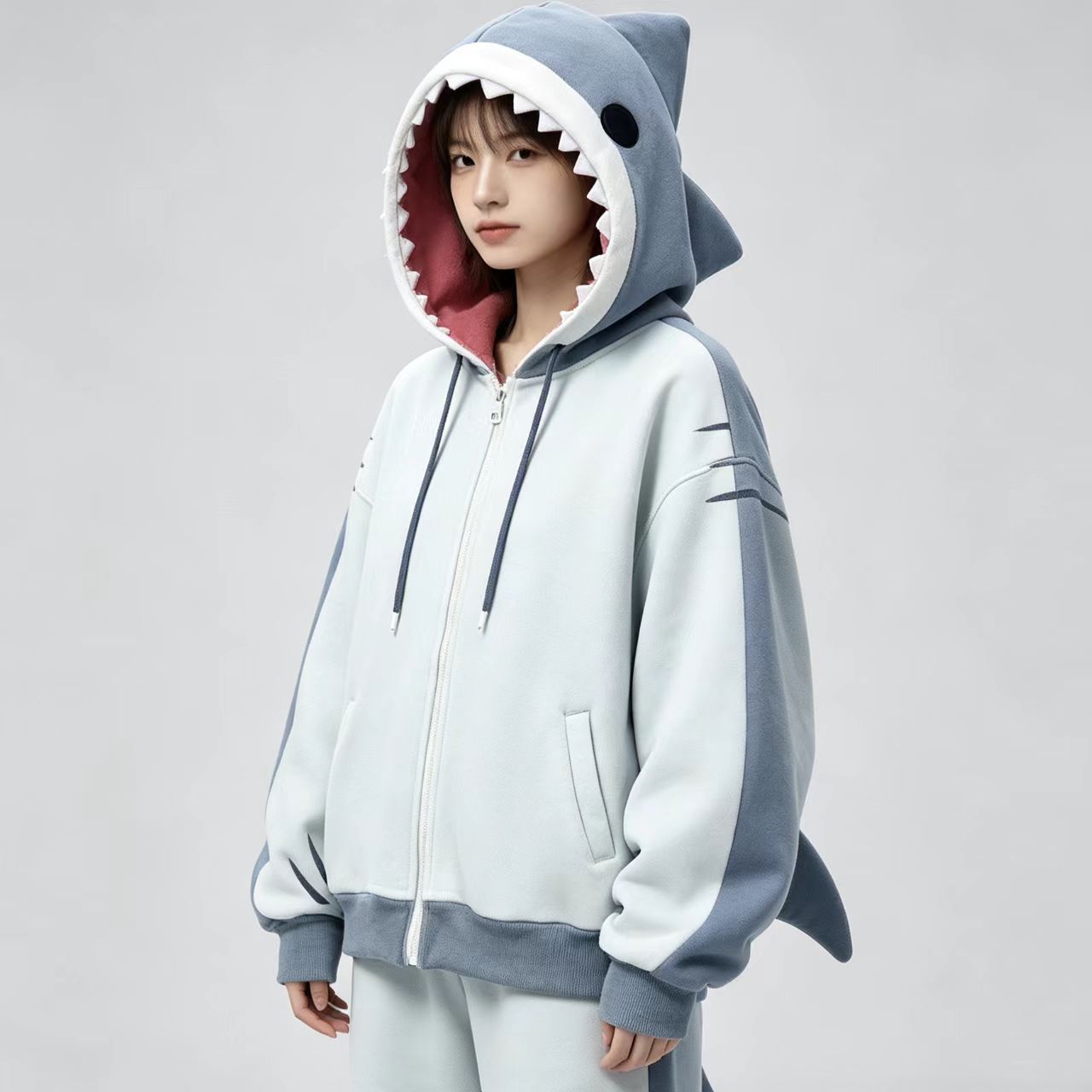 Японская нишевая аниме-толстов – обзор и цена Embroidery Zip Up Hoodie