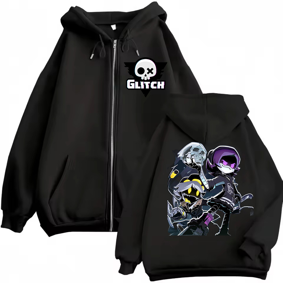 Аниме Murder Drones Толстовка  – обзор и цена Embroidery Zip Up Hoodie
