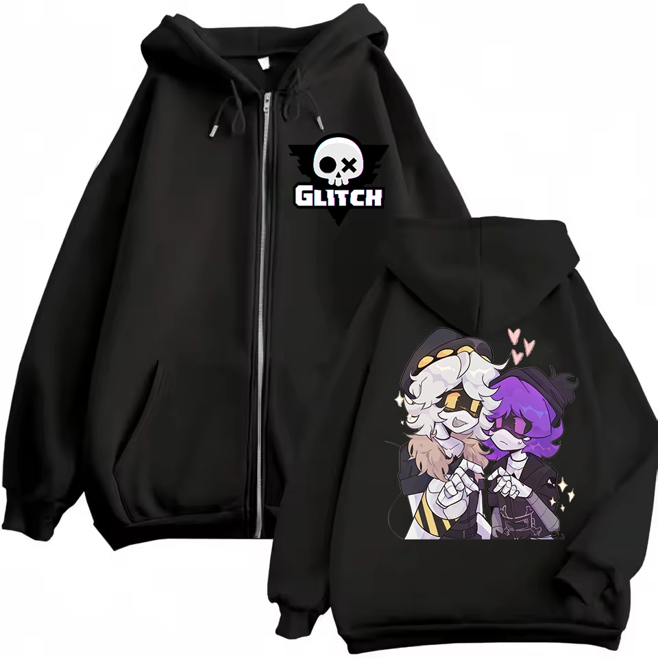 Аниме Murder Drones Толстовка  – обзор и цена Embroidery Zip Up Hoodie