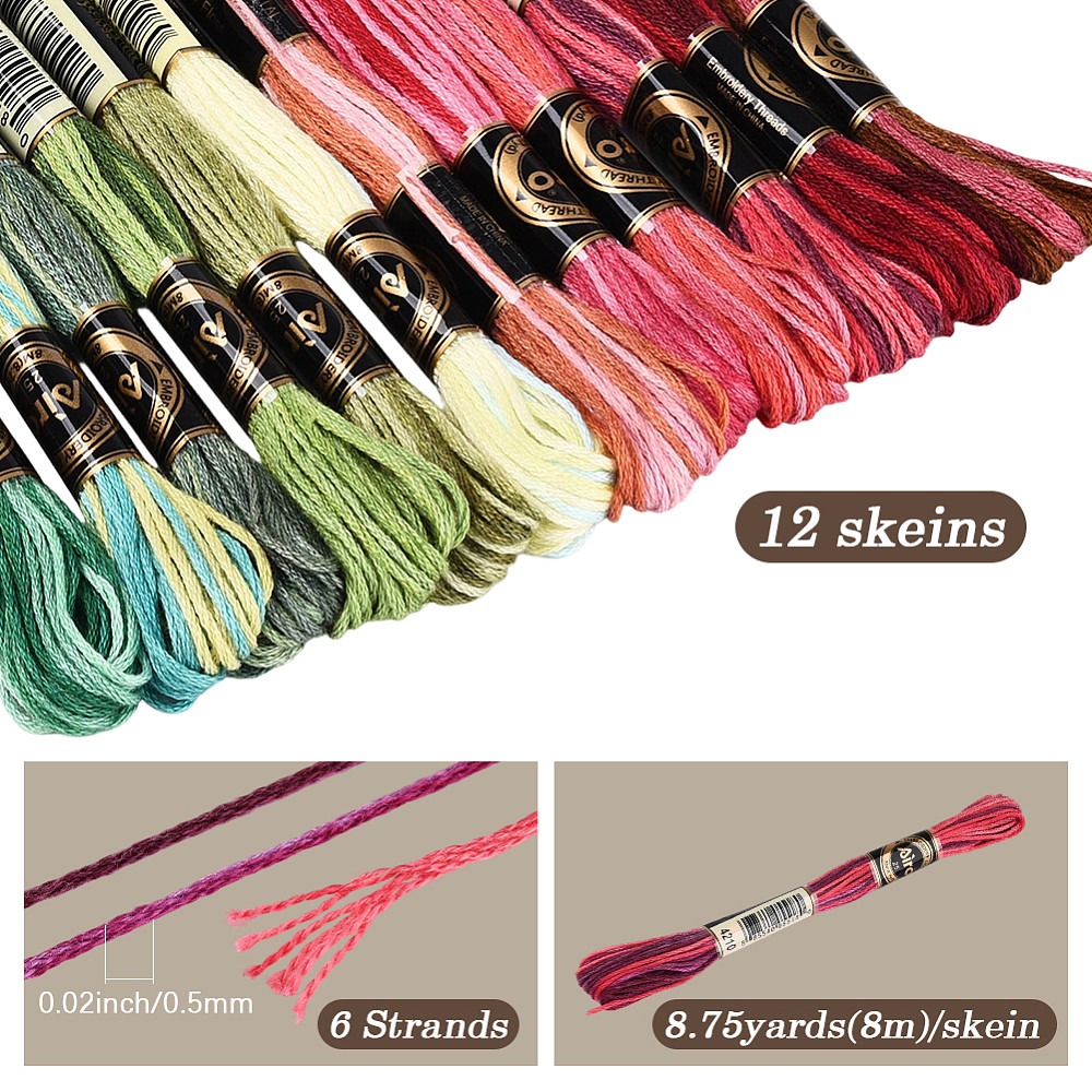 105 ярдов ниток для вышивания, – обзор и цена Embroidery Stitches