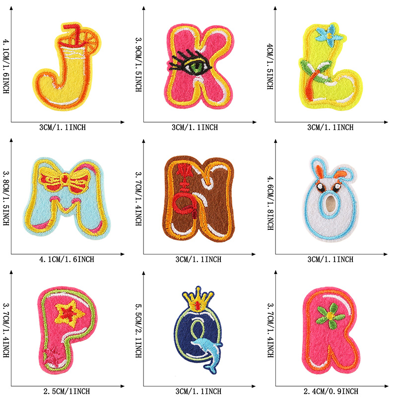 26 шт./объемные наборы, нашивк – обзор и цена Embroidery Letter M