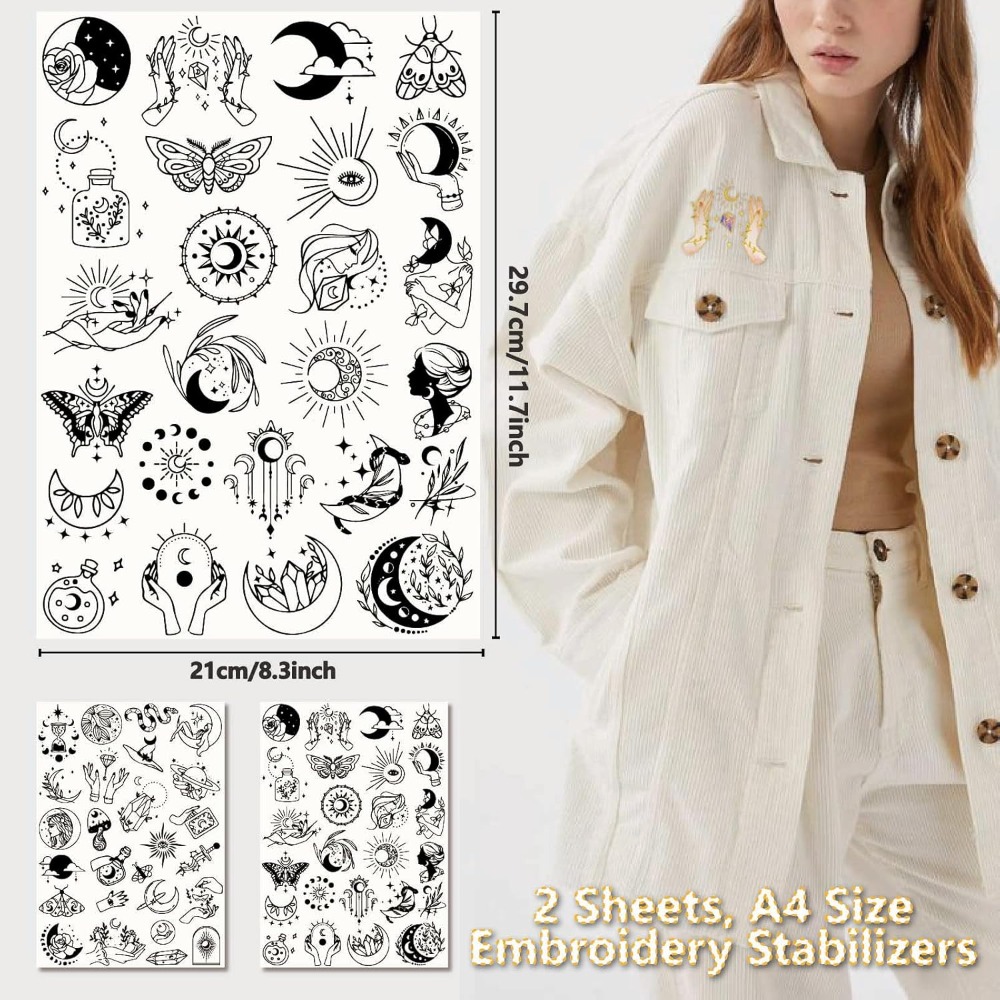 51 шт., водорастворимые стабил – обзор и цена Embroidery Stitches