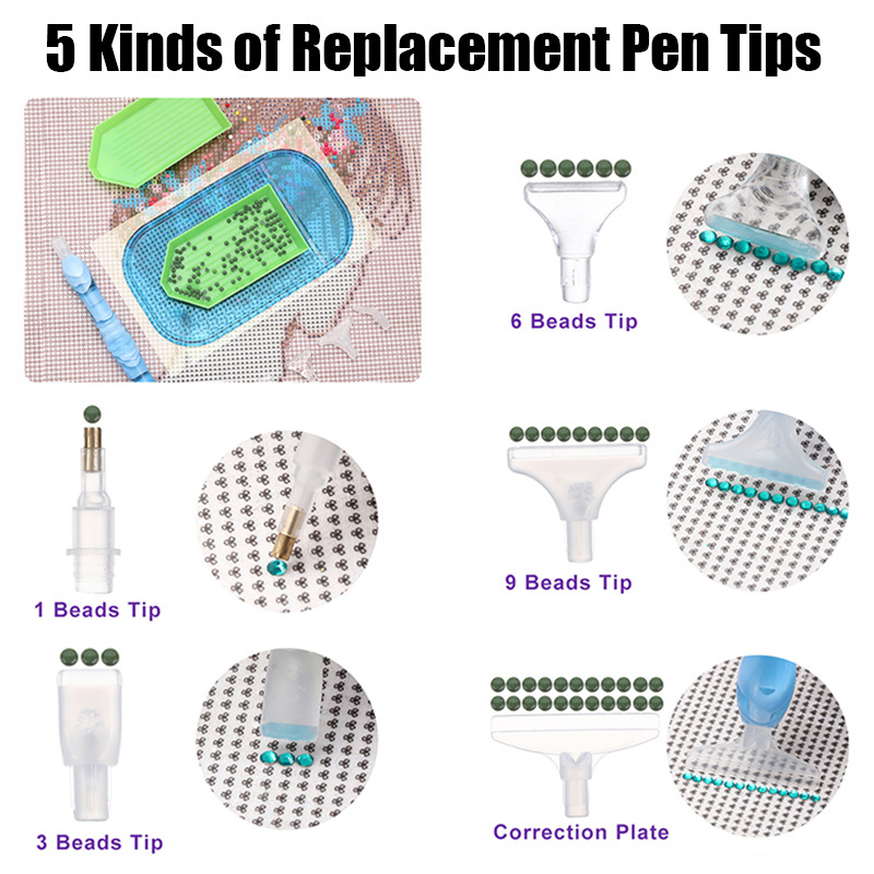 Набор ручек для алмазной мозаи – обзор и цена Embroidery Needle Pen